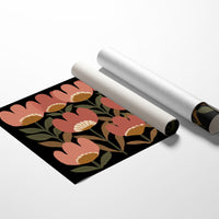 Coral Blooms Dance Against Midnight