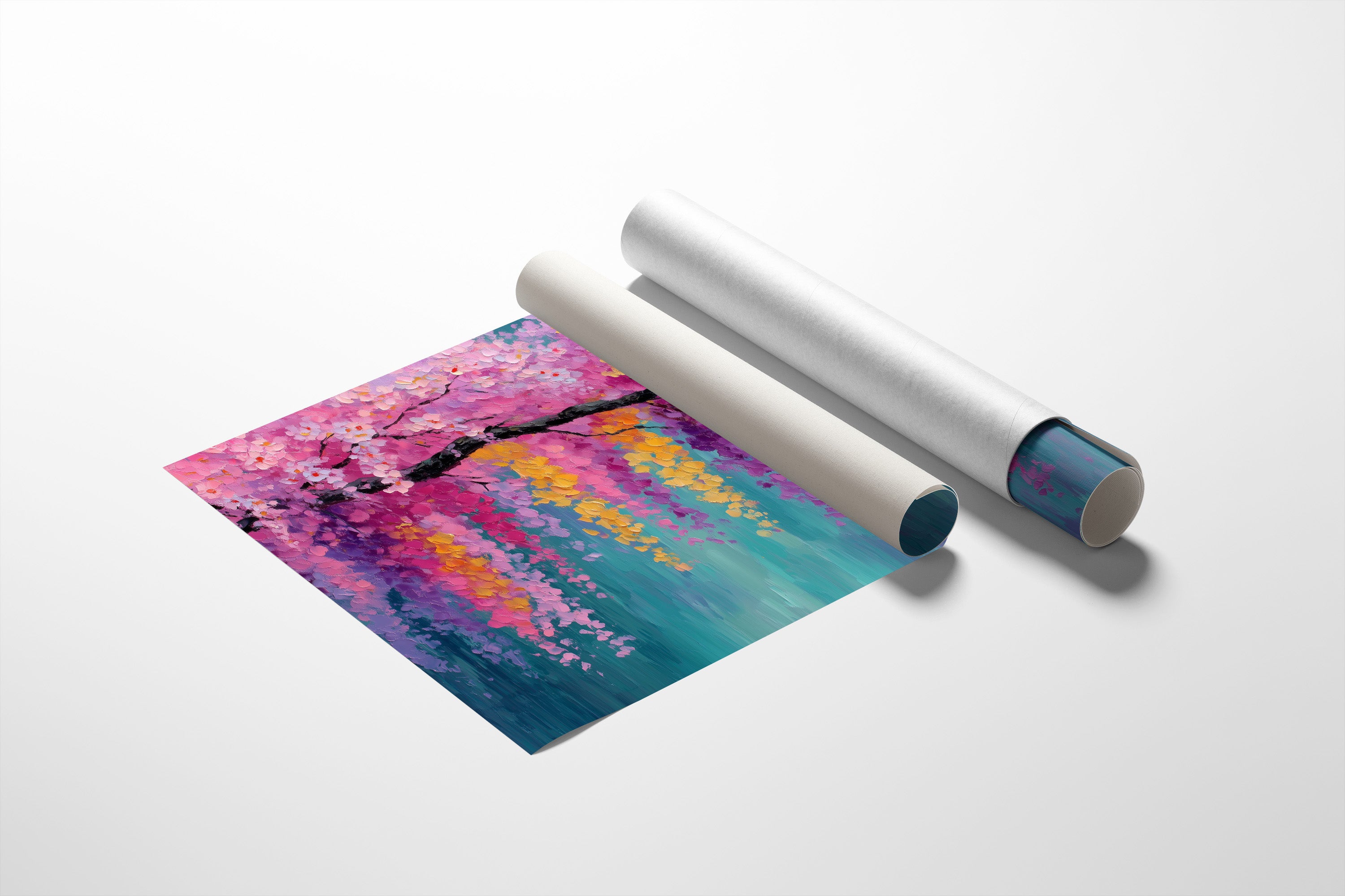 Cherry Blossoms Paint Summer's Symphony