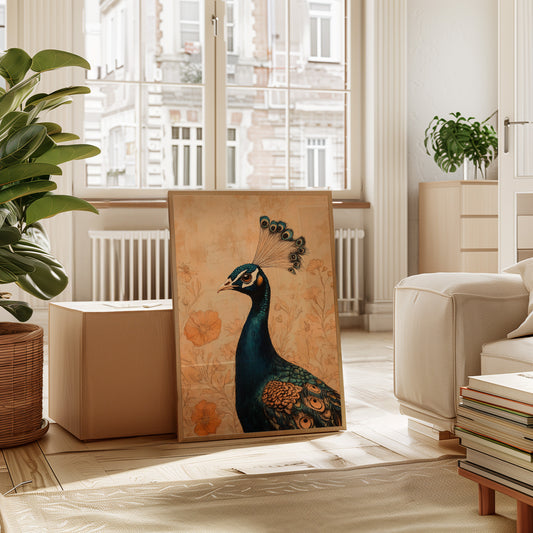 Poise and Petals in Copper and Teal