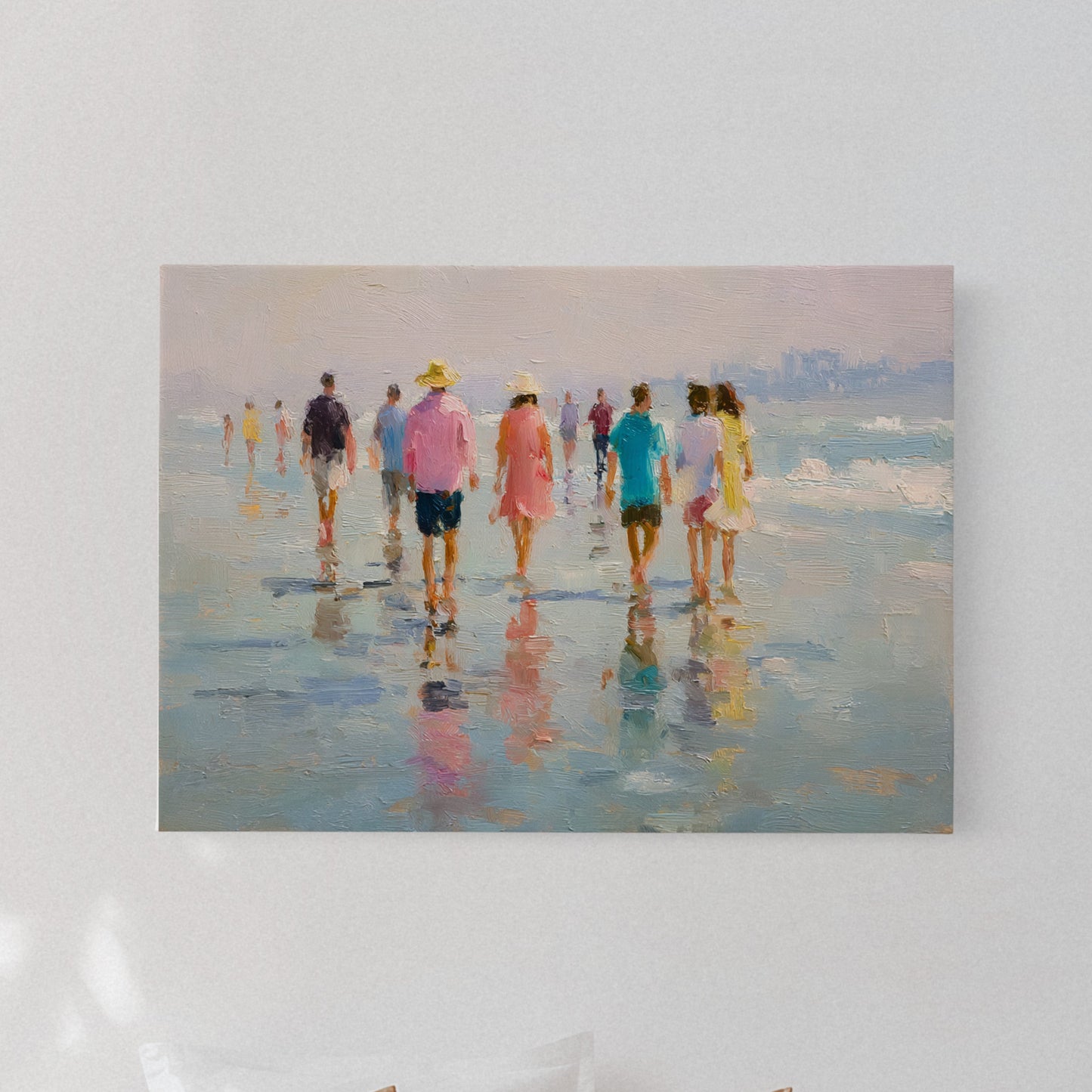Summer Strolls Along Mirrored Shores