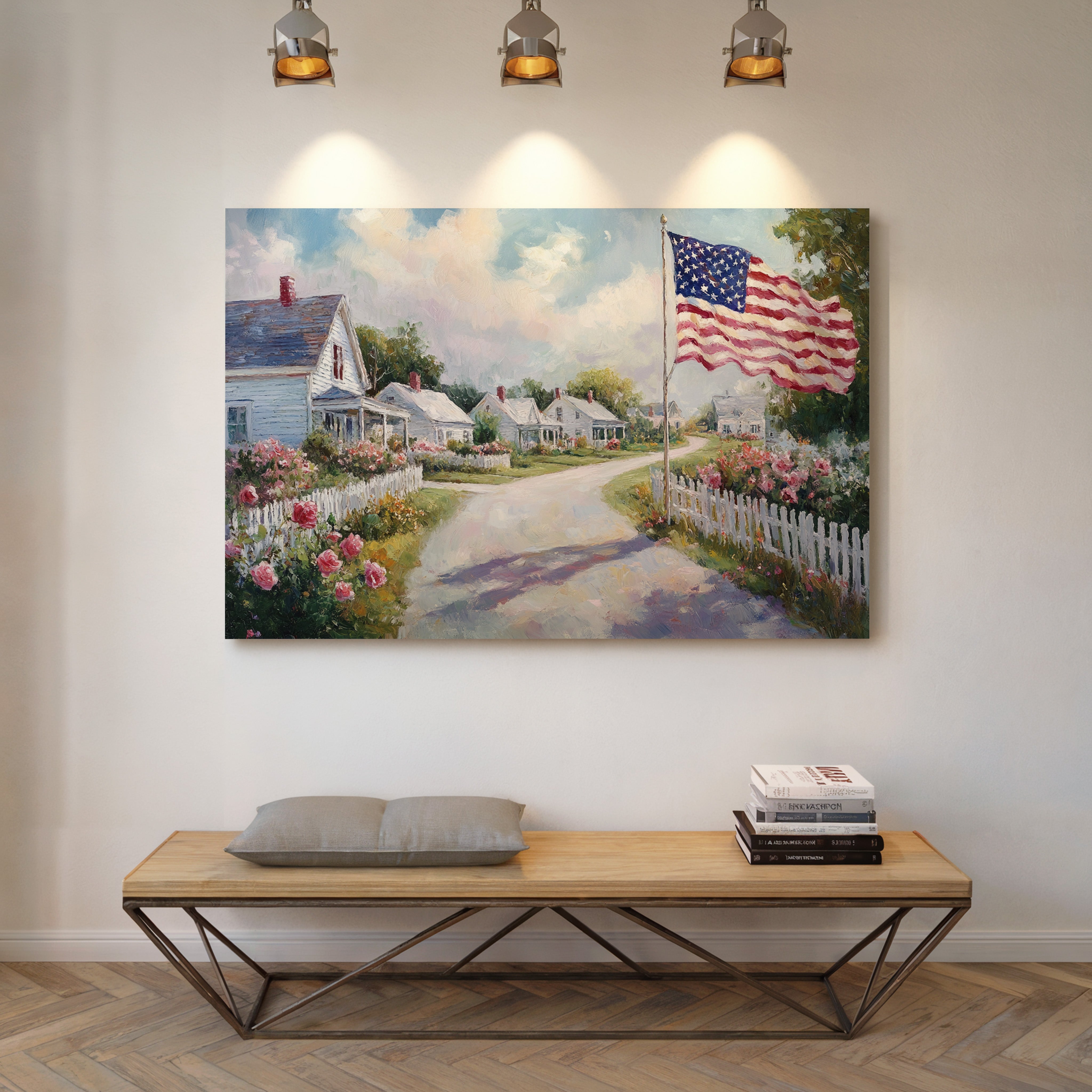 Where Roses Bloom and Flags Wave