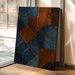 Western Patchwork Denim and Leather Print