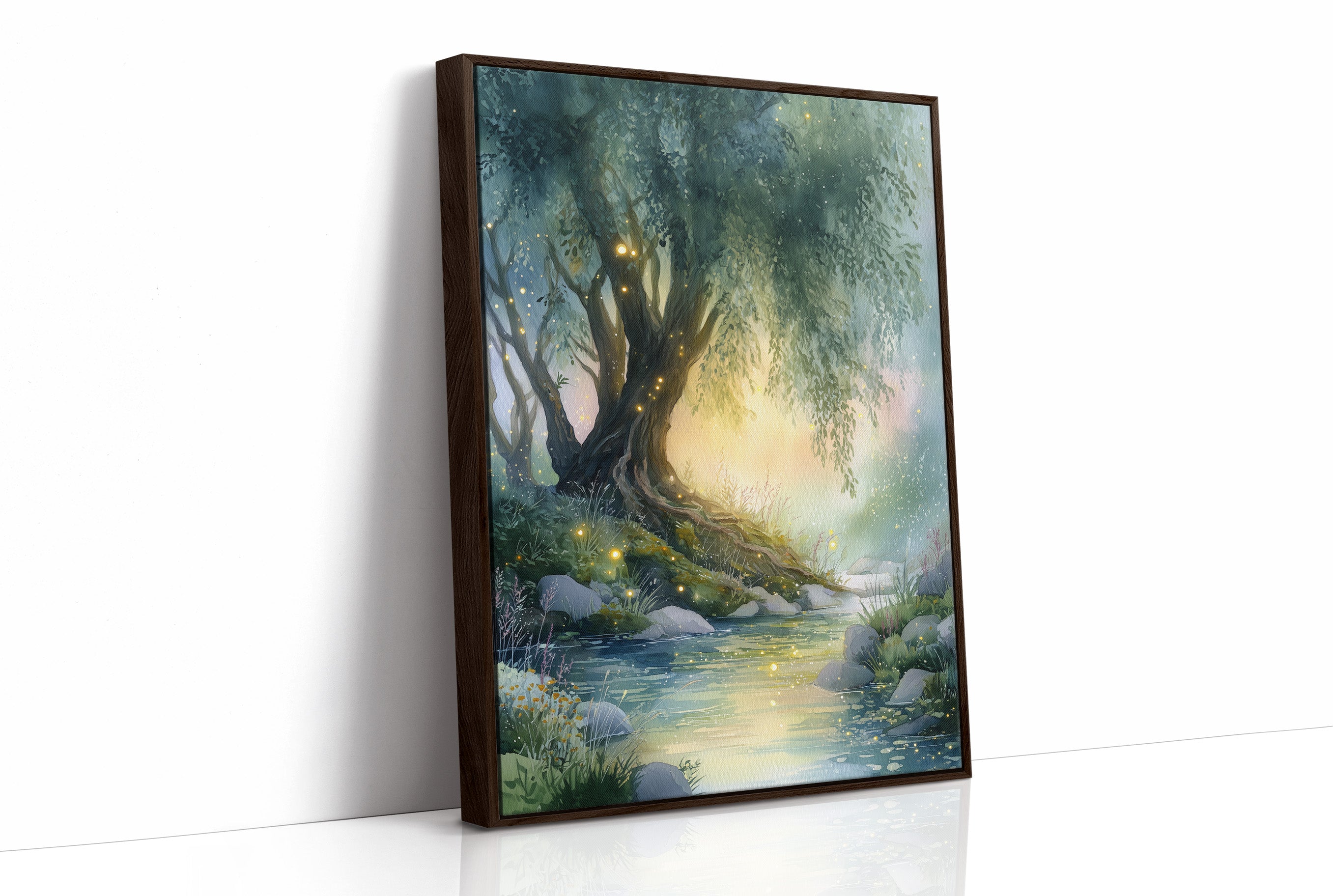 Fireflies Gather At Twilight Creek
