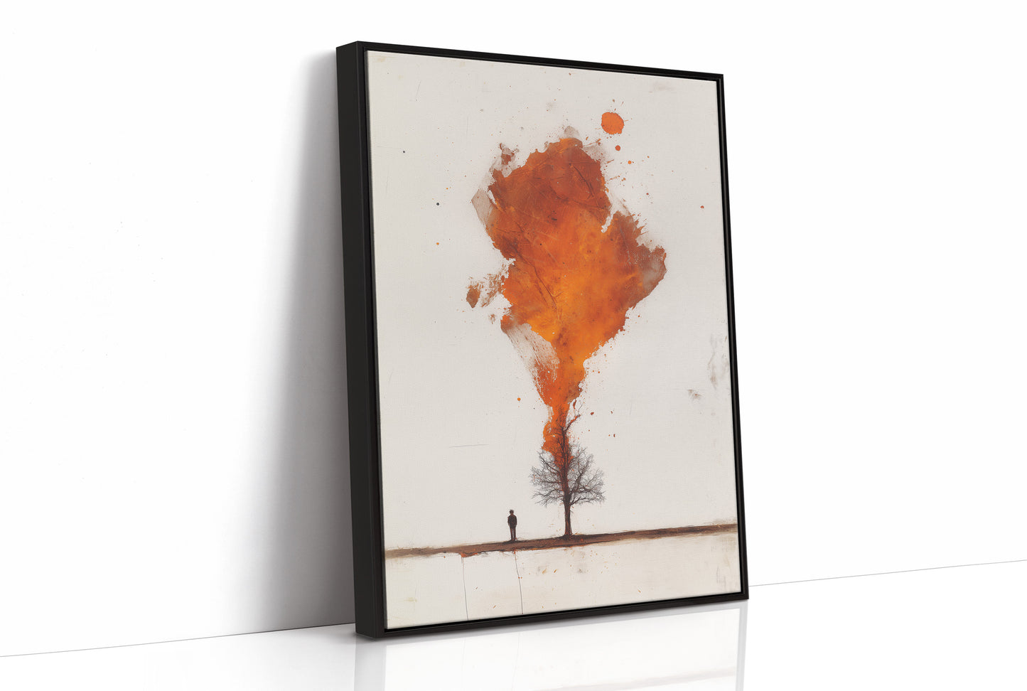 Autumn Inferno Breathes Above Solitude