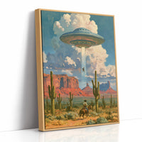 Cowboy Abducted By Spaceship