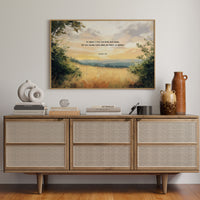 Golden Field of Peace with Psalm 4:8