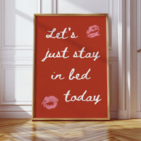Lazy Sunday Wears Pink Kisses