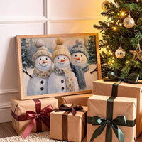 Three Friends Share Winter's Magic