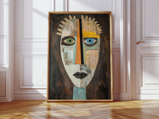 Divided Face Speaks Ancient Stories