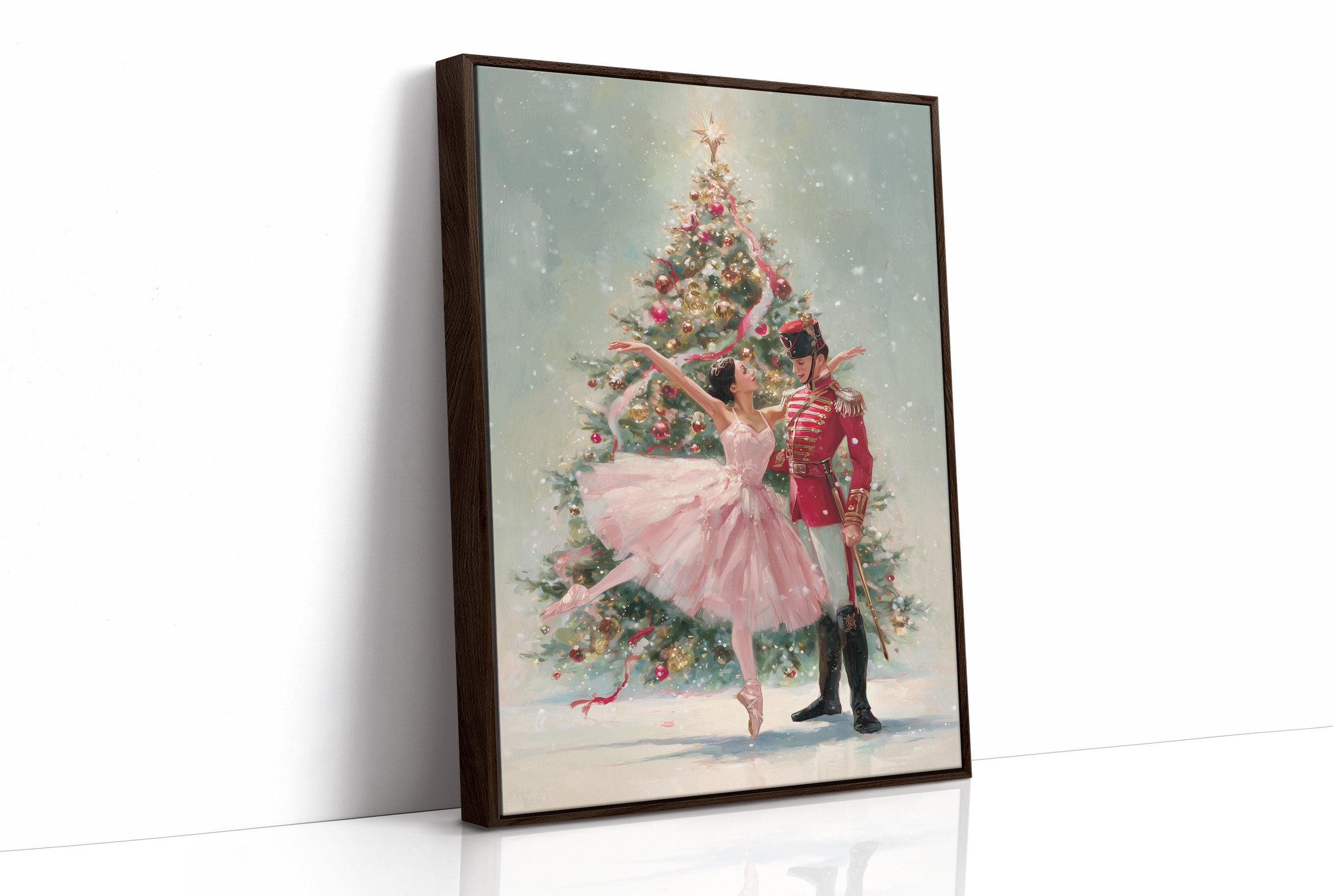 December's Dance Beneath Falling Snow