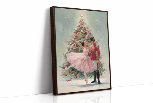 December's Dance Beneath Falling Snow