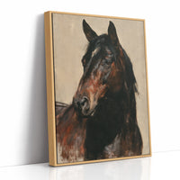 Bay Horse Classic Oil Portrait