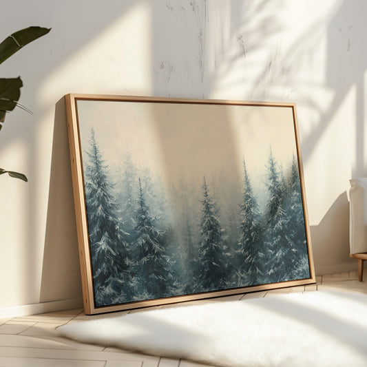 Winter Pines Hold Morning Secrets