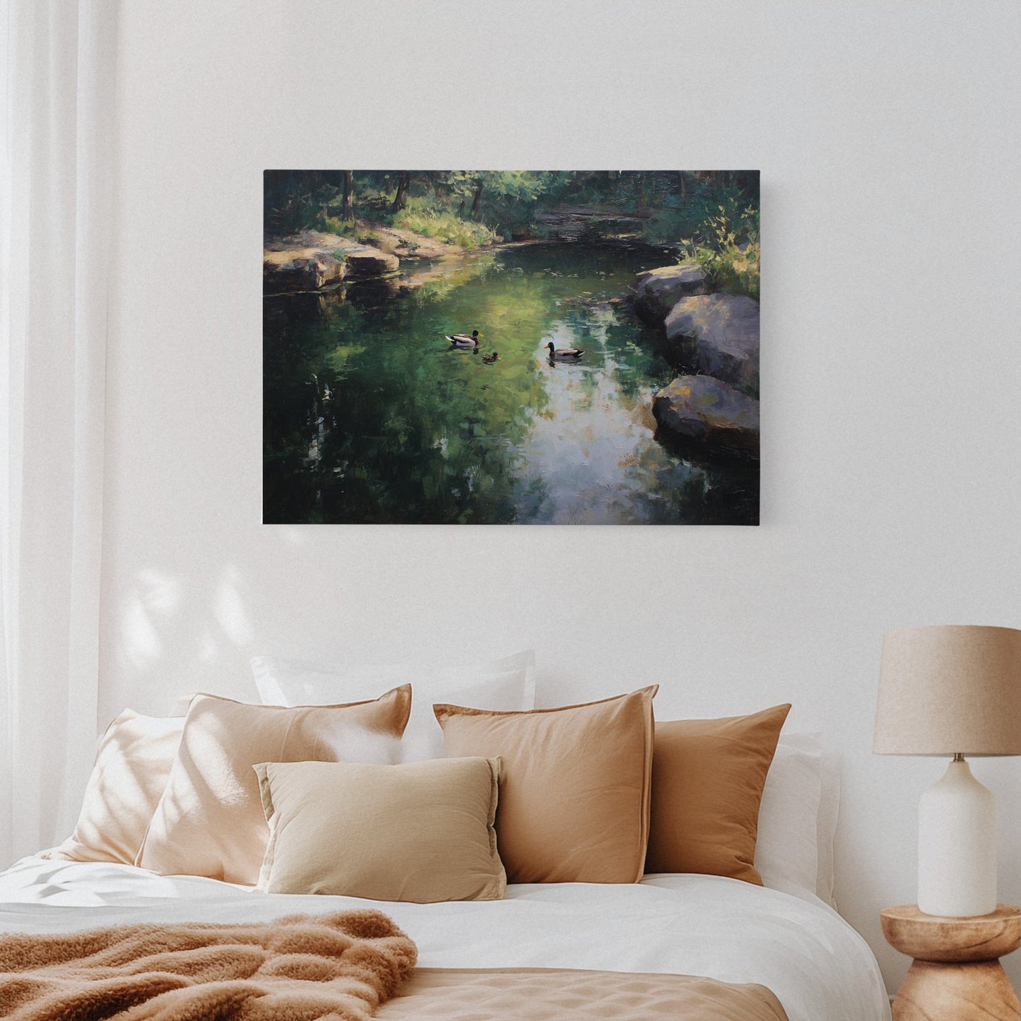 Mallards Find Their Secret Pool