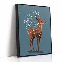 Deer Blooming Wild
