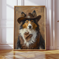 Rough Collie Sheriff of the High Plains