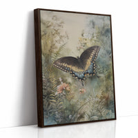 Midnight Wings Among Wild Blooms