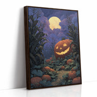 Grinning Beneath the Harvest Moon