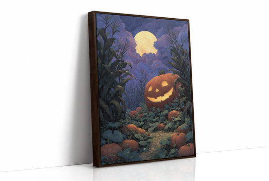 Grinning Beneath the Harvest Moon
