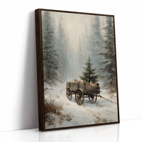 Winter Wagon Carries Forest Memories