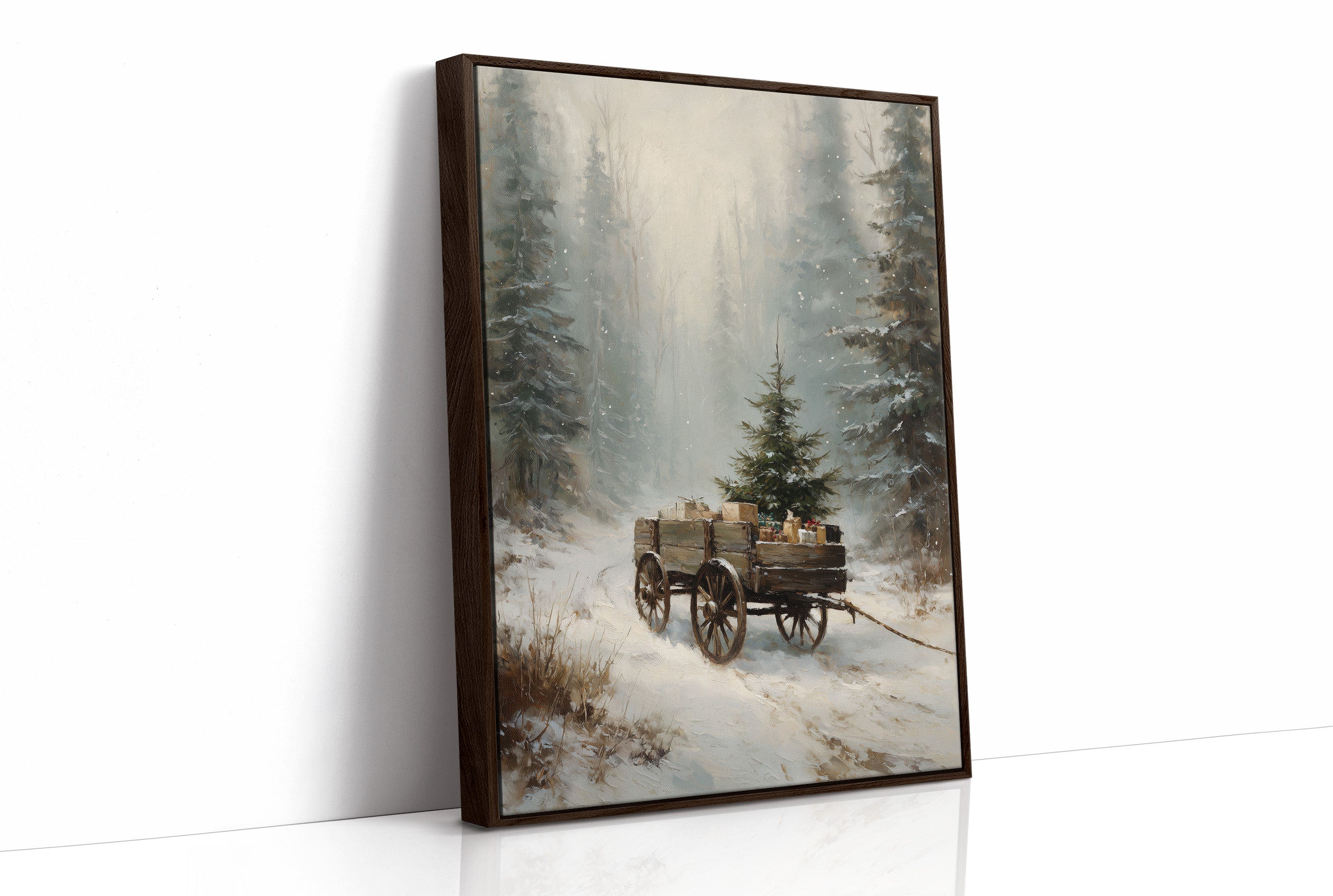 Winter Wagon Carries Forest Memories