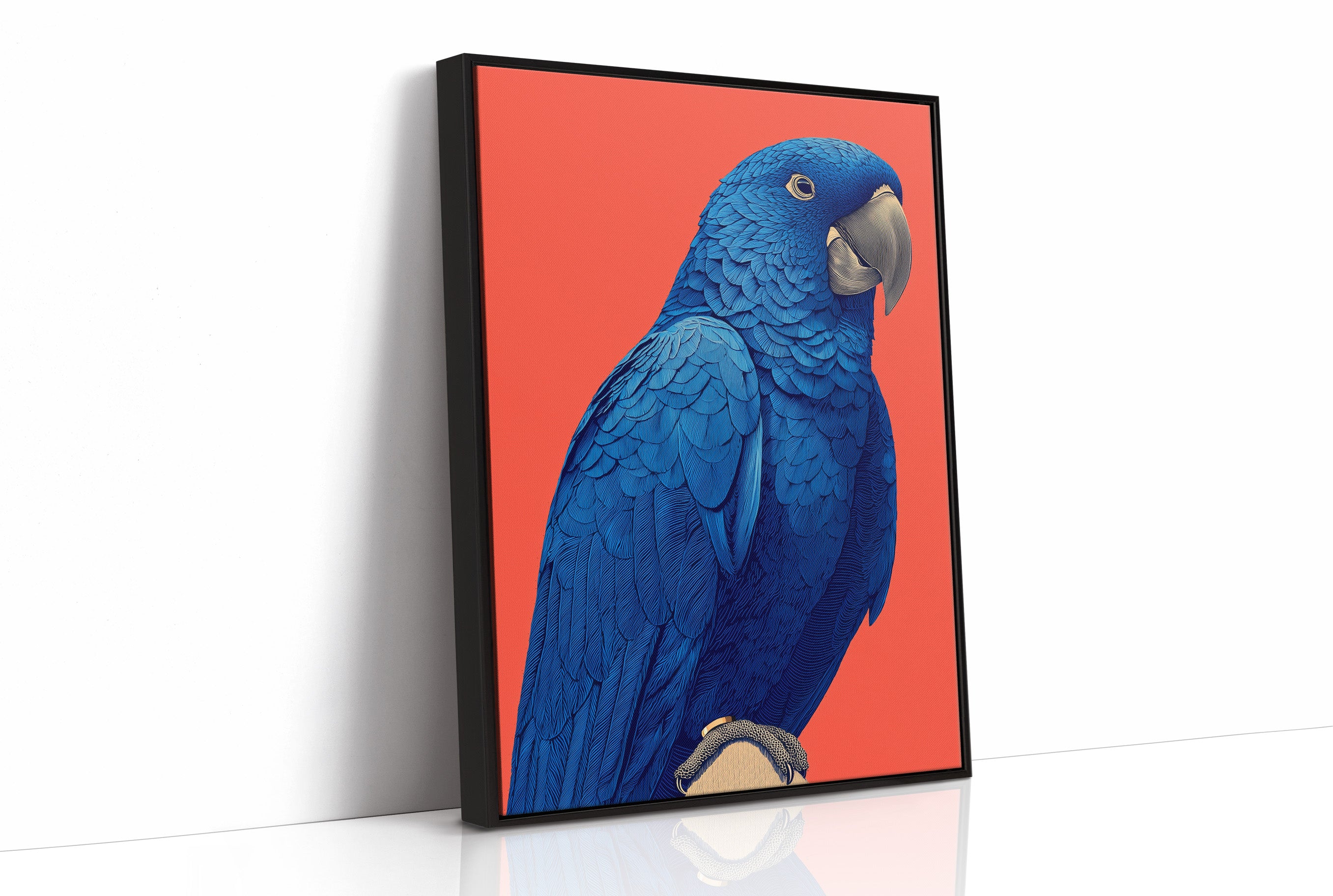 Cobalt Macaw Portrait