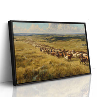 Prairie Dust Follows The Herd