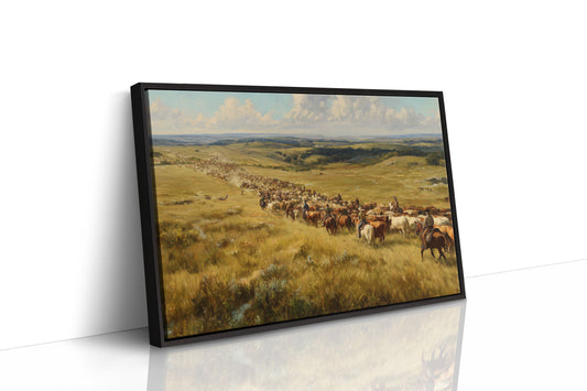 Prairie Dust Follows The Herd