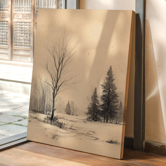 When Silence Paints the Frost