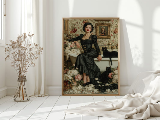 Elegance Amongst Velvet Petals