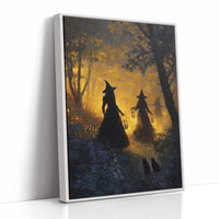 Witches Gather Under Amber Skies