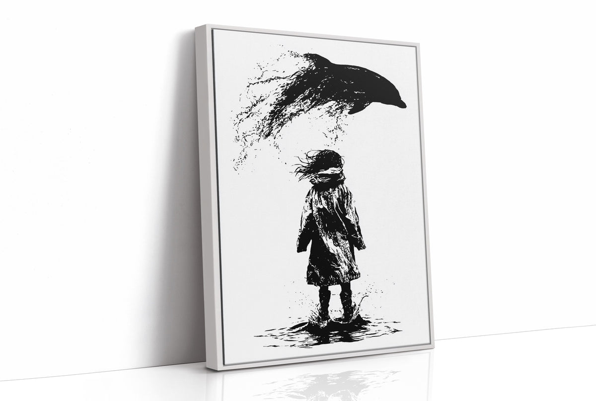 Ink Splash Dolphin Dream