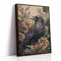Raven Among Faded Blooms