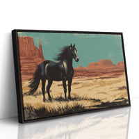 Midnight Stallion Claims Desert Throne