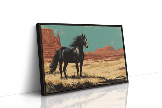 Midnight Stallion Claims Desert Throne