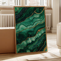 Veins of Emerald and Golden Earth