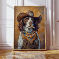 English Springer Spaniel Cowboy Sheriff