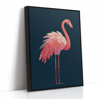 Flamingo Draped in Starlight