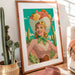 Desert Roses Bloom In Turquoise