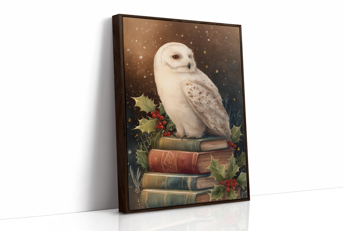 Winter's Scholar Among Ancient Tomes