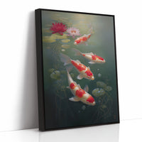 Koi Dance Among Lotus Dreams