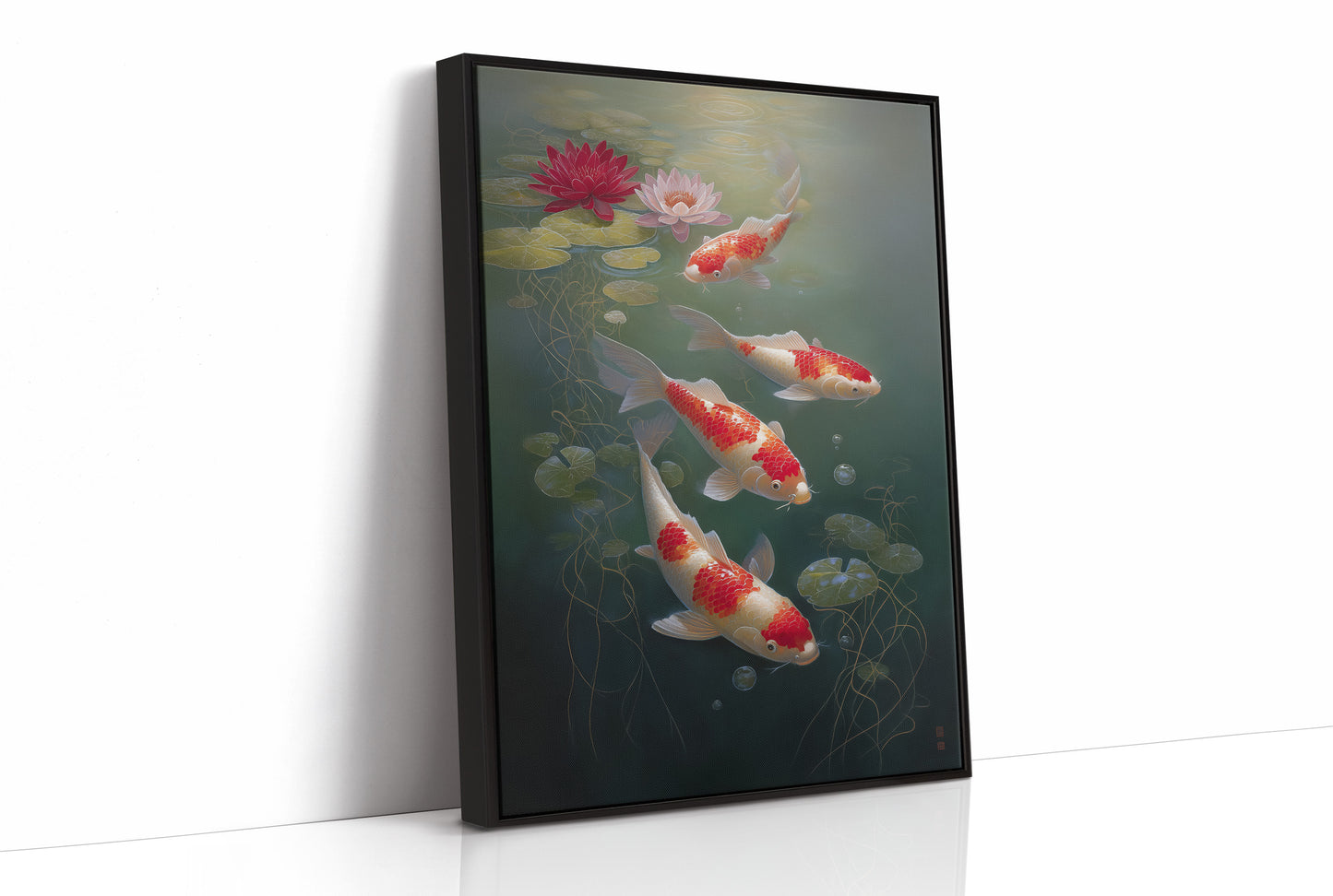 Koi Dance Among Lotus Dreams