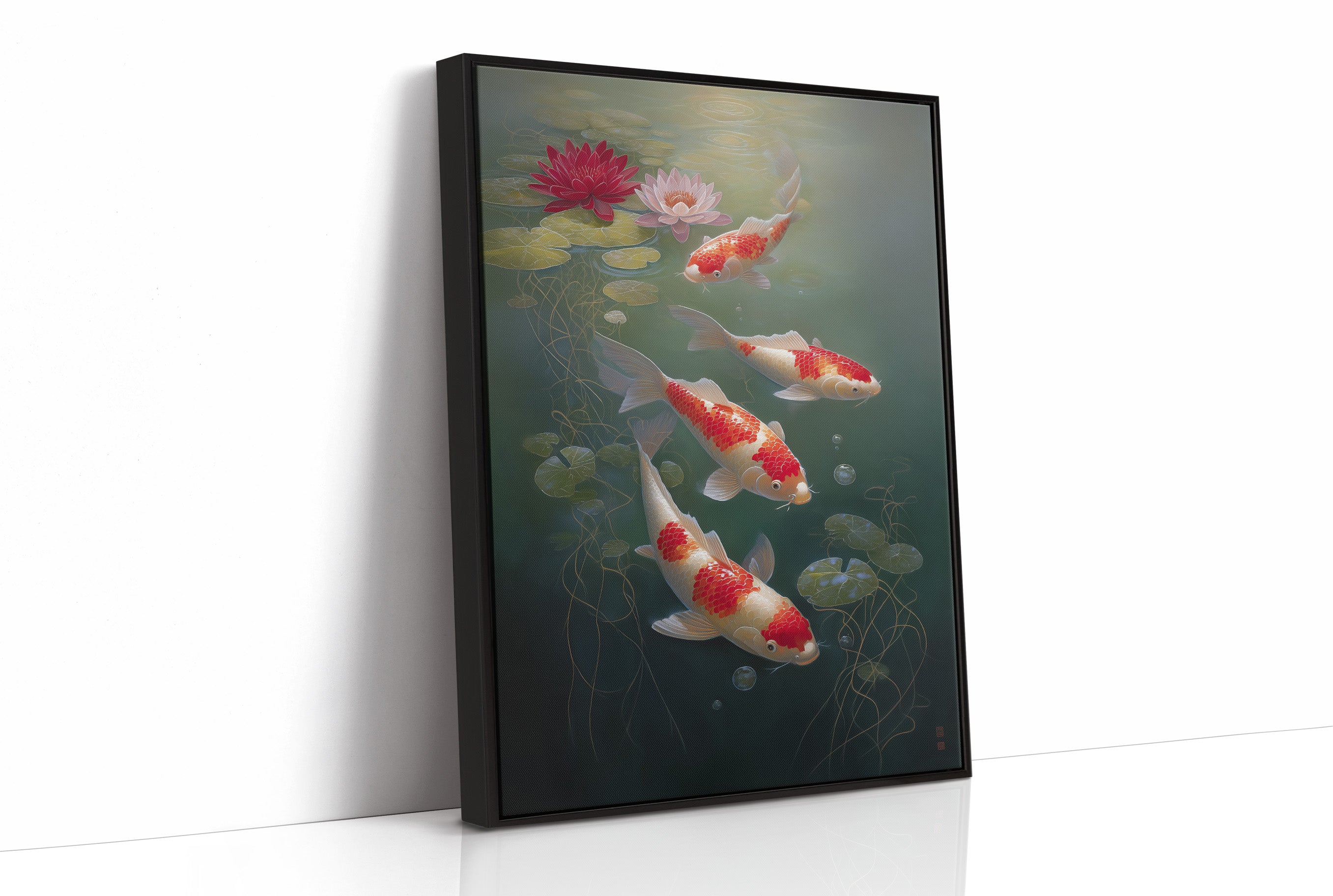 Koi Dance Among Lotus Dreams