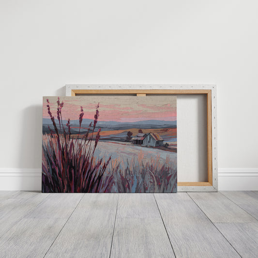 Fields Bathed in Blush