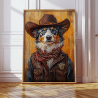 Australian Shepherd Cowboy Deputy
