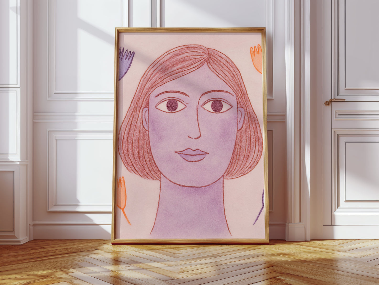 Desert Meets Modern Portrait Pink