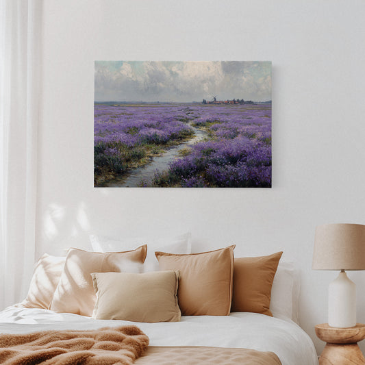 Lavender Paths Lead To Windmills
