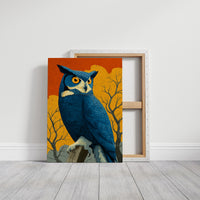 Unimpressed at Sunset: Owl Judges Quietly