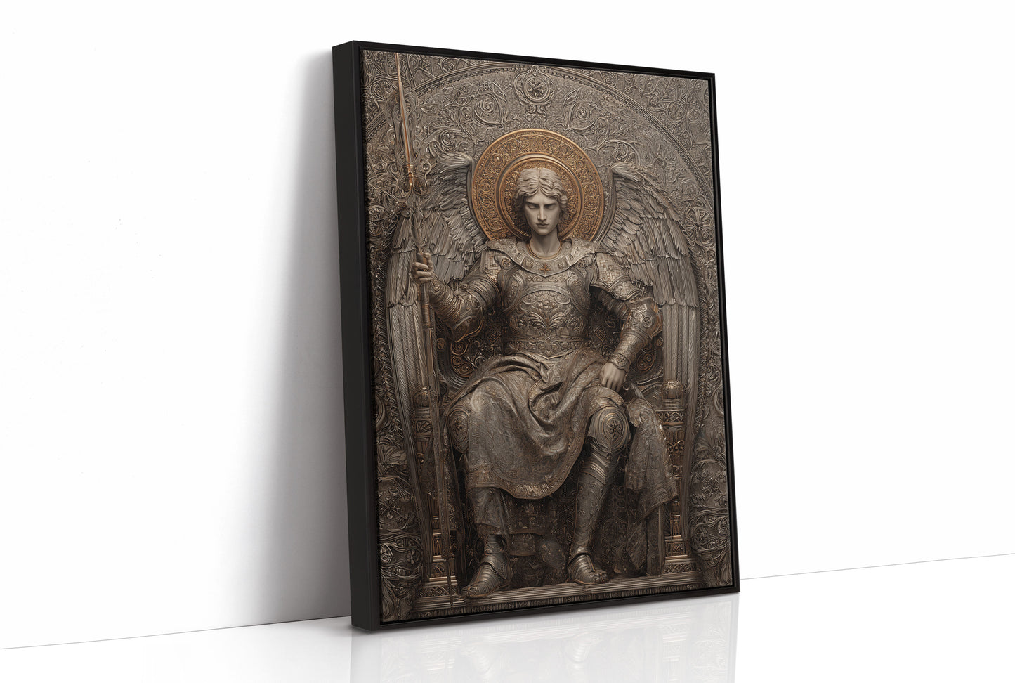 Celestial Guardian's Gilded Throne