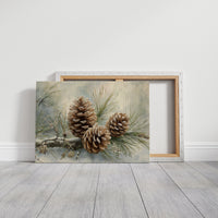 Winter Pinecones Share Gentle Stories